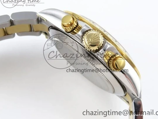 0204 Daytona 116523 SS YG VRF 1:1 Best Edition White Diamonds Dial on SS YG Bracelet A Premium 1644